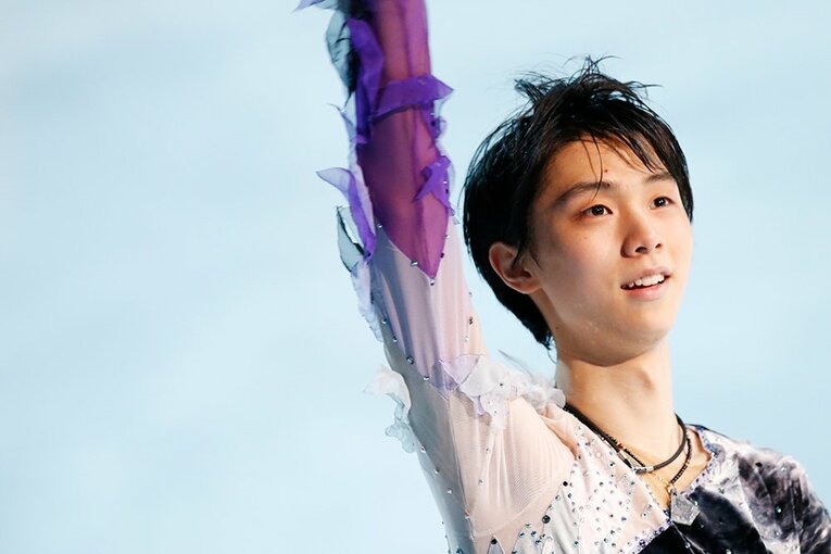 ソチ五輪の羽生　©Sunao Noto/JMPA