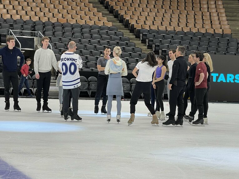 5月5日の「スターズオンアイス」カナダにて　©Akiko Tamura