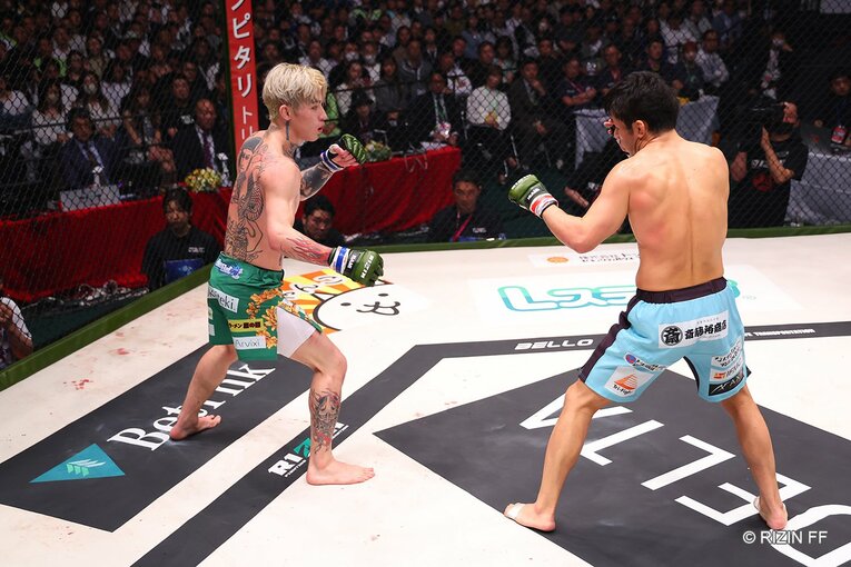 『RIZIN LANDMARK 5』斎藤裕vs平本蓮　©RIZIN FF