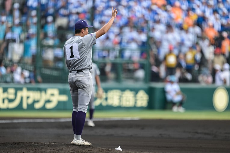 「エース」らしくチームに声をかける北條　©Nanae Suzuki