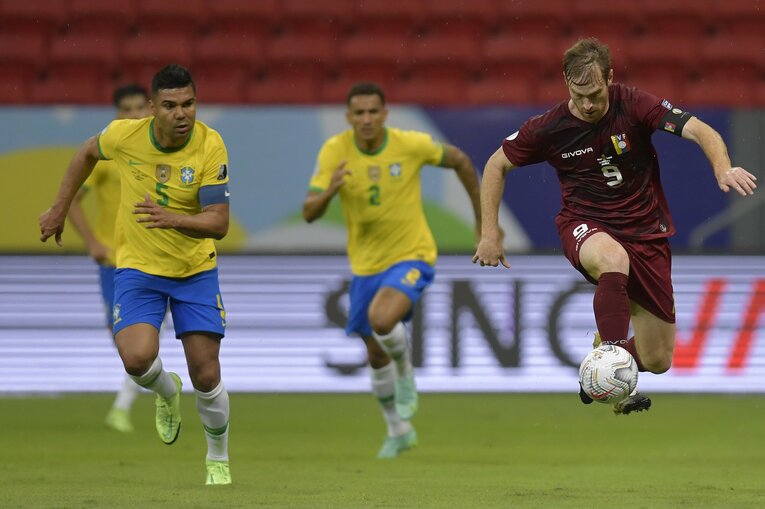 カゼミーロもW杯予選後に声明を発表した©Pedro Vilela/Getty Images
