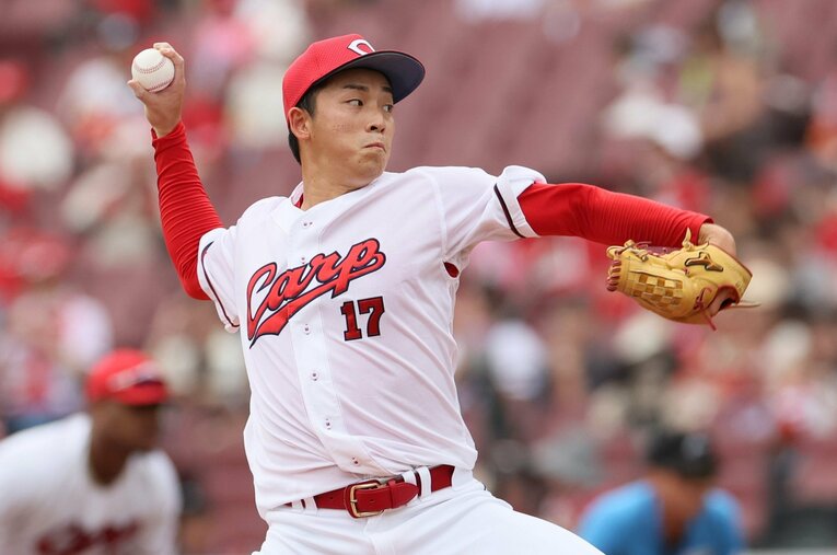 昨季は7試合26イニングしか登板機会がなかった常廣。今季は飛躍できるか ／ photograph by Sankei Shimbun