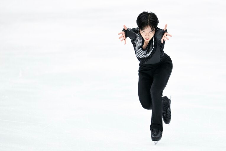 全日本選手権SPの演技　©︎Asami Enomoto