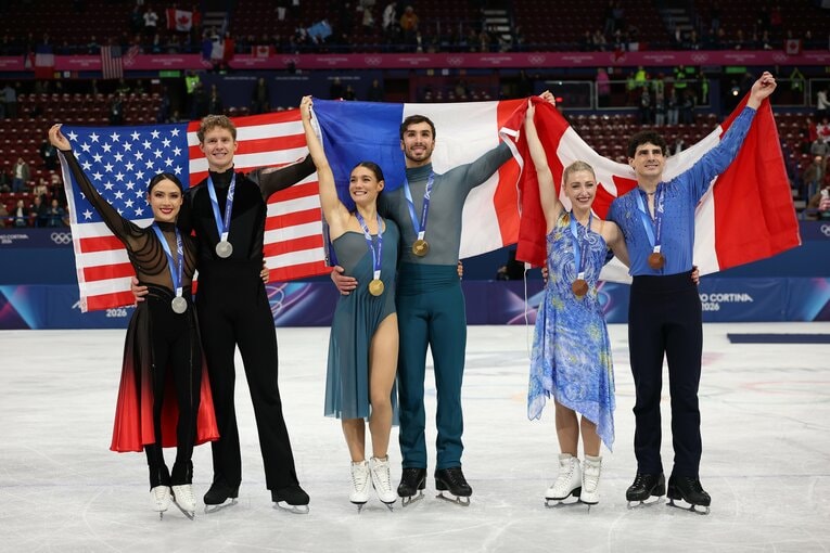 結果は金フランス、銀アメリカ、銅カナダとなった　©Getty Images