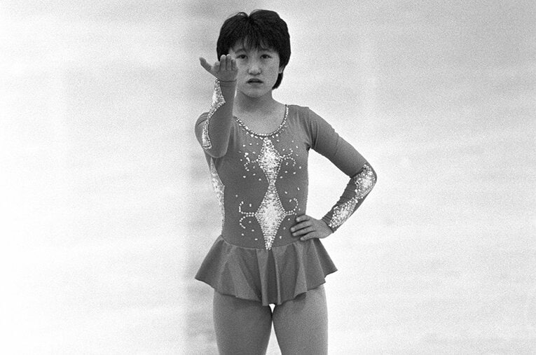 ジュニア時代の伊藤みどり ／ photograph by Koji Kakuta