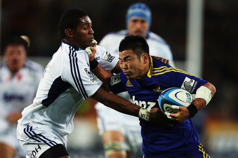 スーパーラグビーのハイランダーズでも活躍した田中　©︎Getty Images