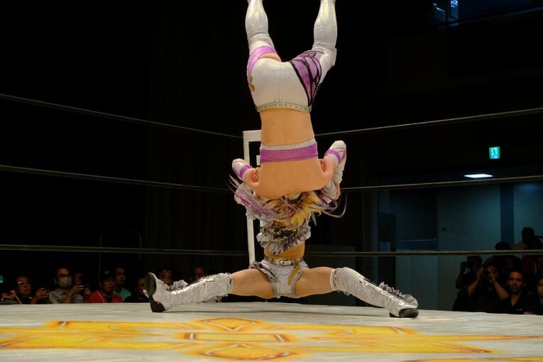 高校3年生の女子プロレスラー・心希（しんの）【スワイプするとそのほかの写真もご覧になれます】©Norihiro Hashimoto