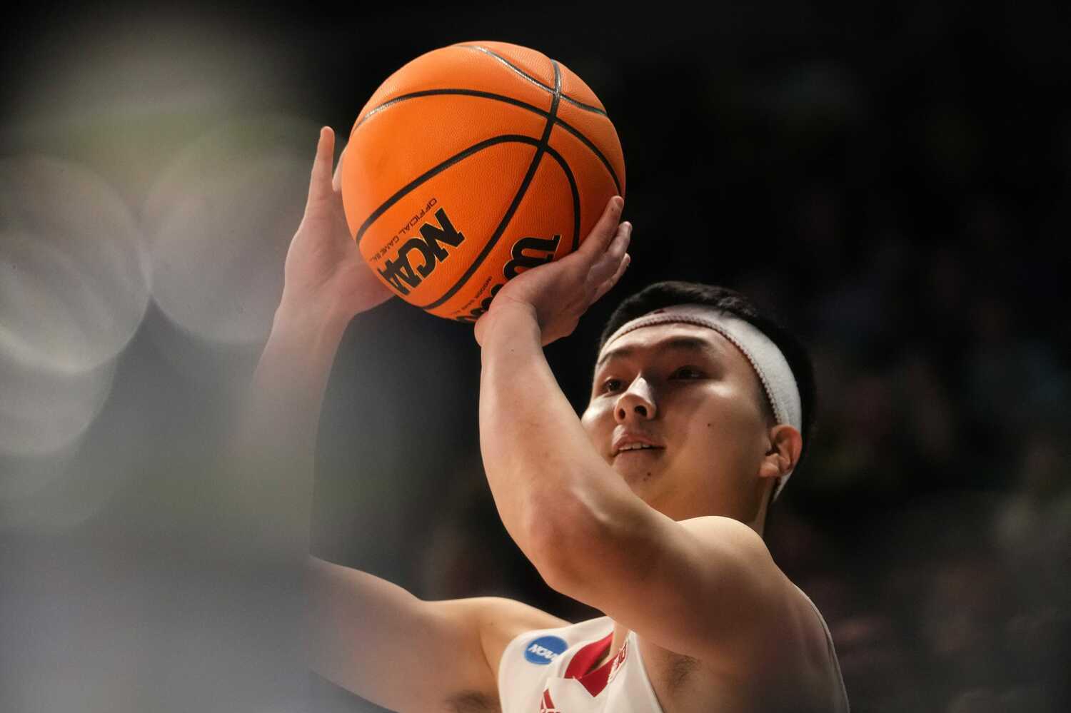 2024年NCAAスラムダンク＆3ポイントコンテストで優勝した富永啓成　©︎USA TODAY Network/AFLO