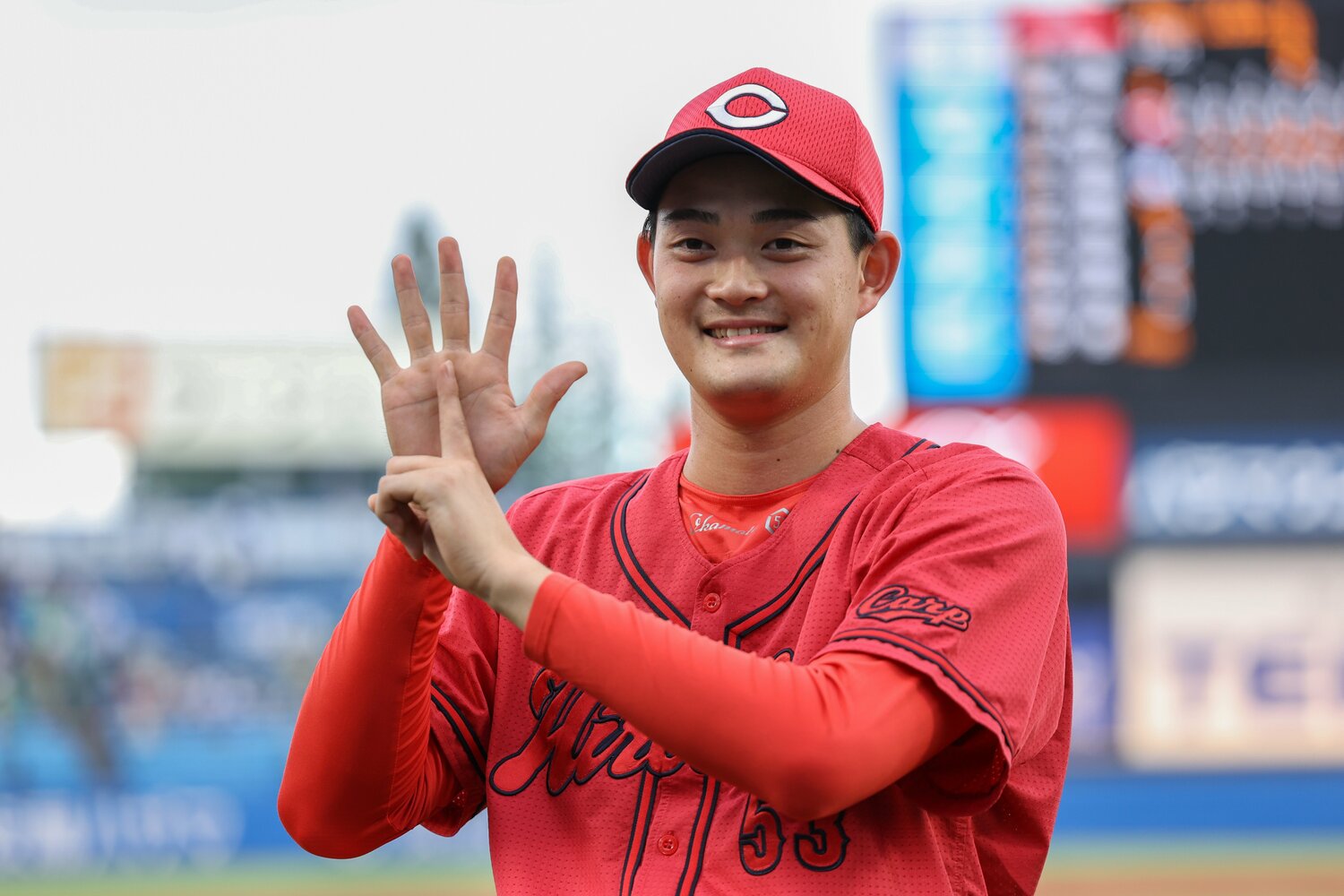 6月21日のヤクルト戦で6勝目を挙げたが、そこから足踏みが続いている ©JIJI PRESS