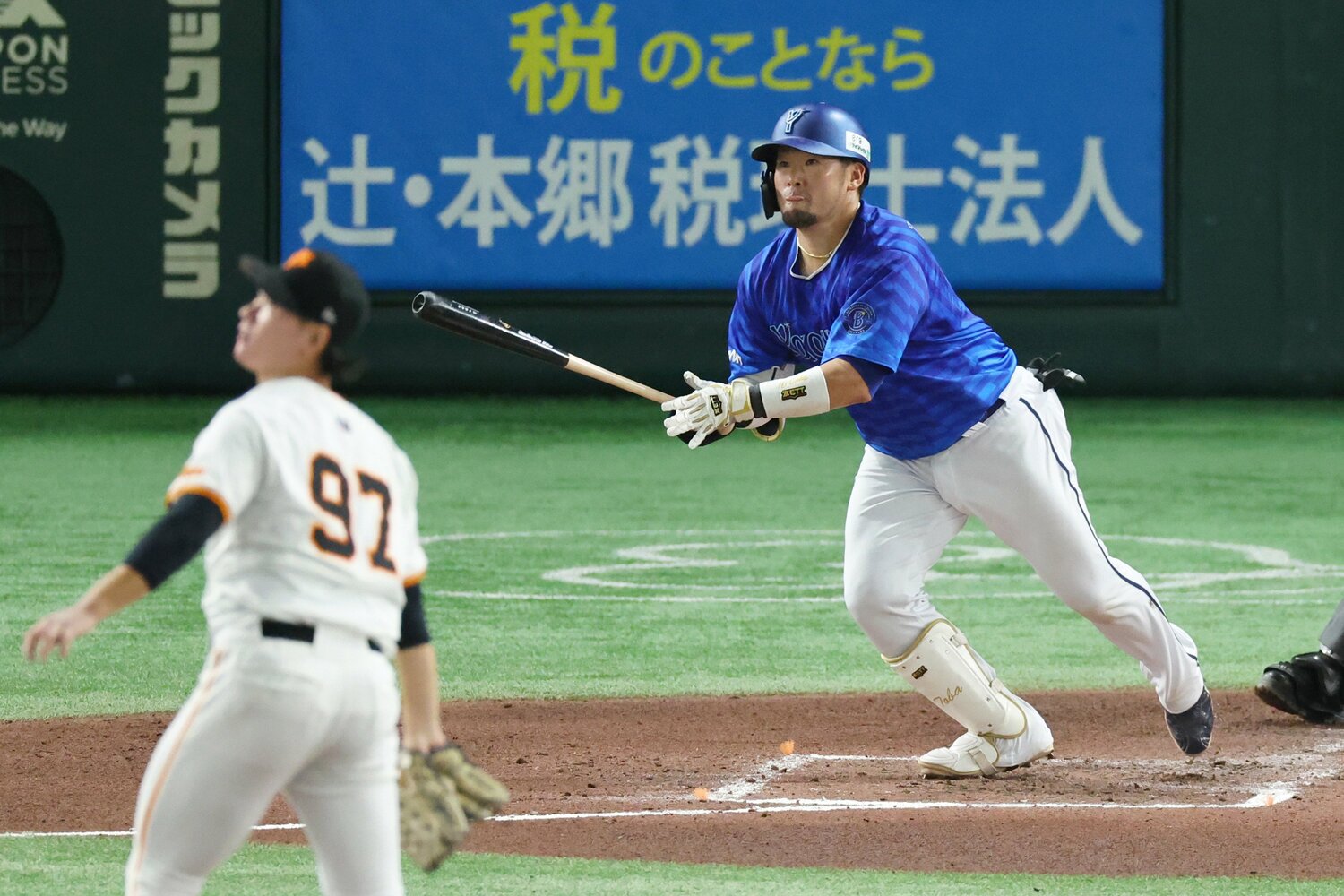 CSでは出場した全7試合で安打を放ち、1本塁打6打点をあげたDeNAの戸柱恭孝 ©︎JIJI PRESS