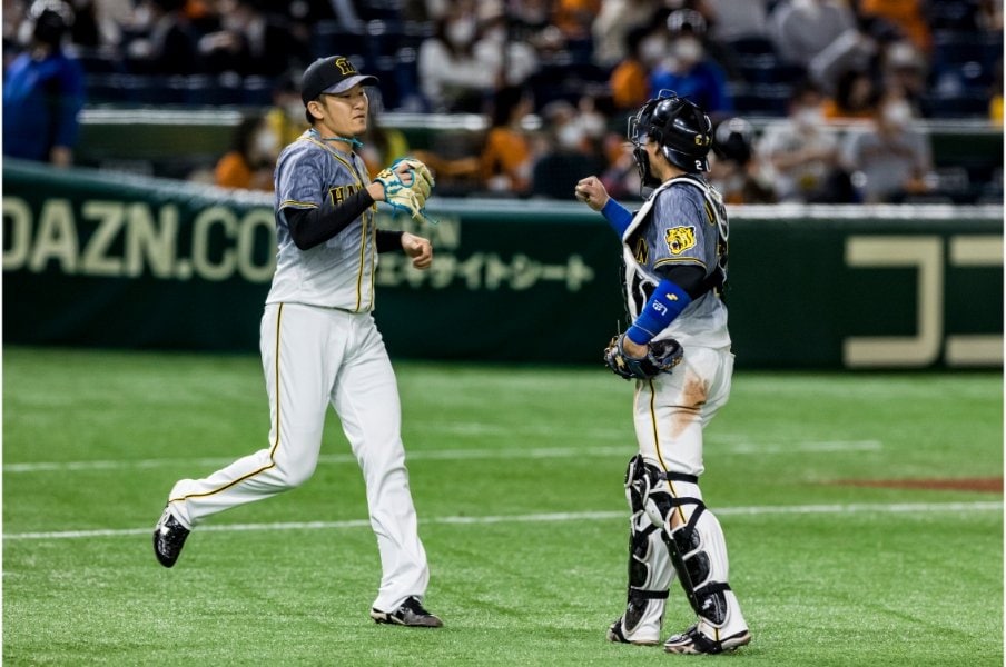 中継ぎとして地位を確立した岩貞©Kiichi Matsumoto