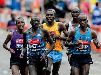 マラソン世界新記録2時間2分22秒が出る日は遠くない。＜Number Web＞ photograph by AFLO