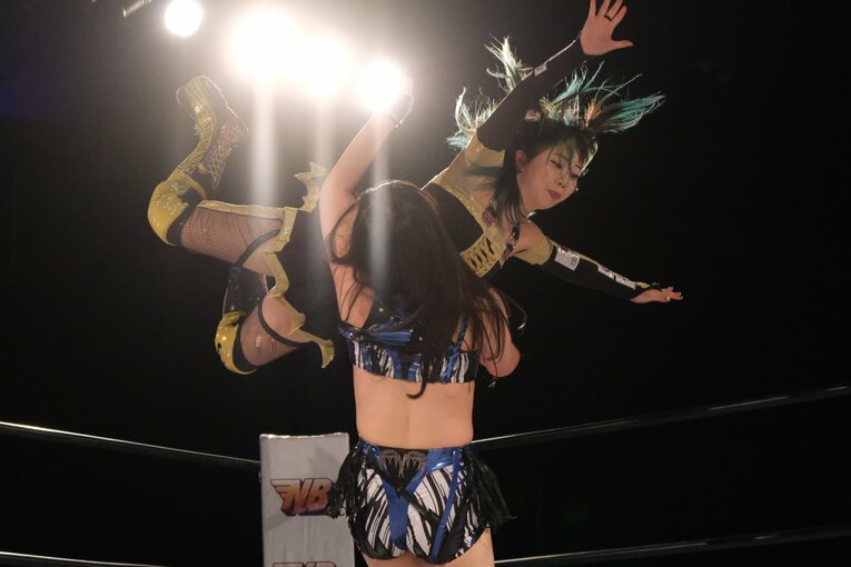 スターダム「NEW BLOOD」に参戦した際の杏ちゃむ（2022年10月）　©Norihiro Hashimoto