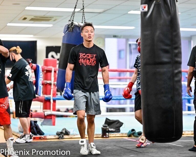 春から大橋ジムに所属し、ボクシングに打ち込む今永虎雅。引き締まったボディと立ち振る舞いにすでに風格を感じさせる（写真・大橋ジム提供）