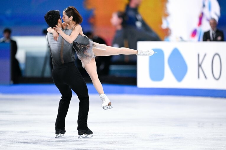 りくりゅうがGPファイナルで見せた美しい演技　©Asami Enomoto