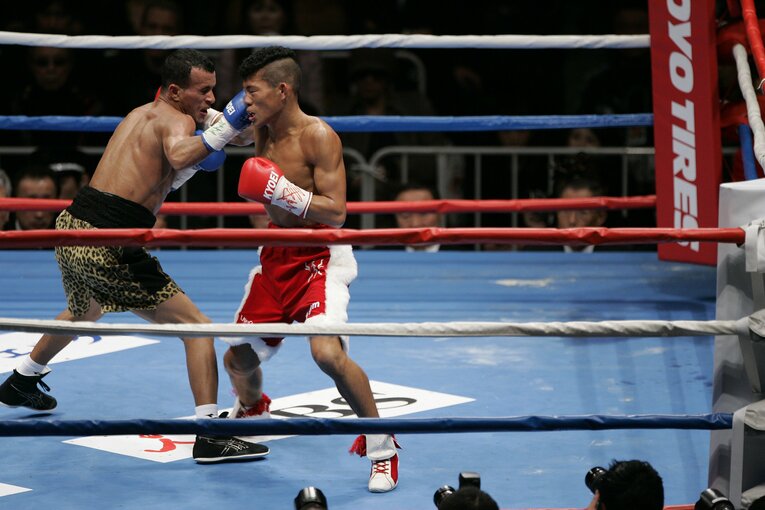 2006年12月、ファン・ランダエタとの再戦　©Takuya Sugiyama