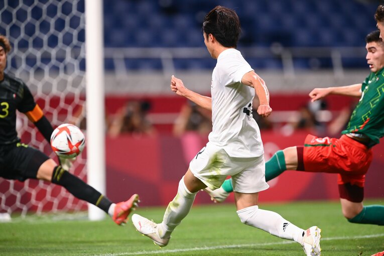 東京五輪3位決定戦・メキシコ戦（2021年8月）　©︎JMPA