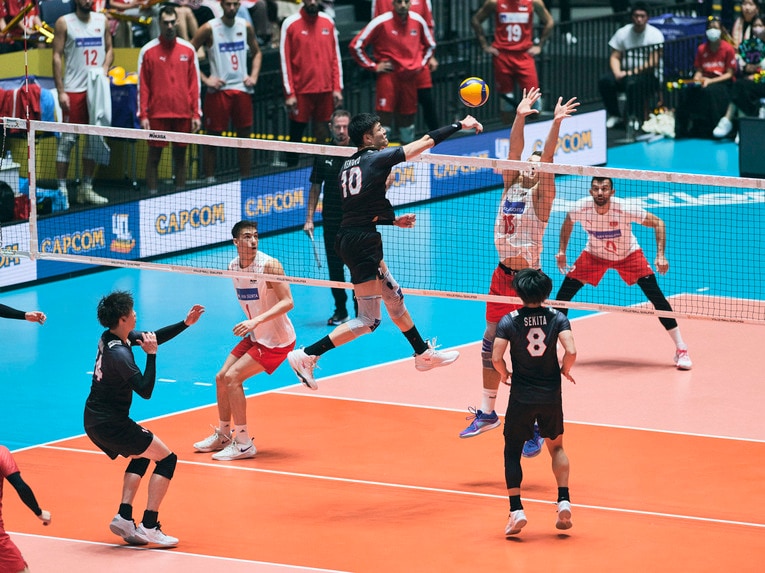 難敵トルコ撃破の立役者となった高橋健太郎。巡ってきたチャンスで見事に結果を残した　©︎Yuki Suenaga