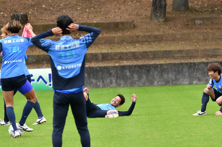 ヴァンフォーレ甲府の練習風景　©2022VFK