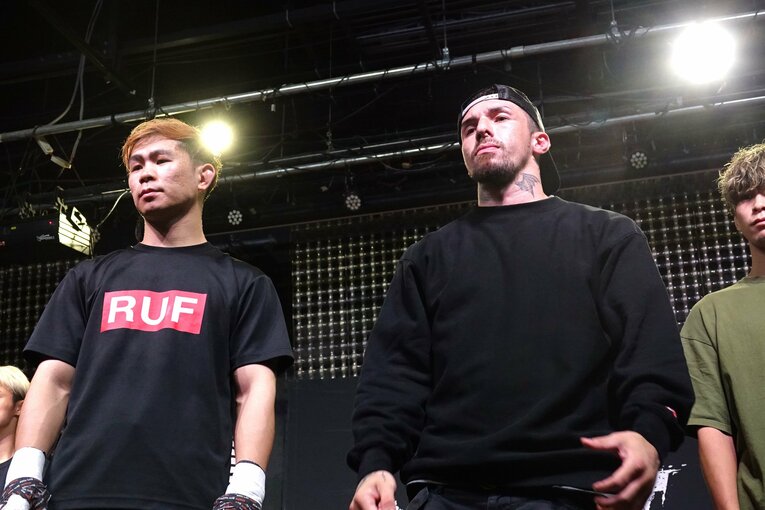 逮捕3日前の9月30日、『FIGHT CLUB.2』の公開練習で　©Koji Fuse