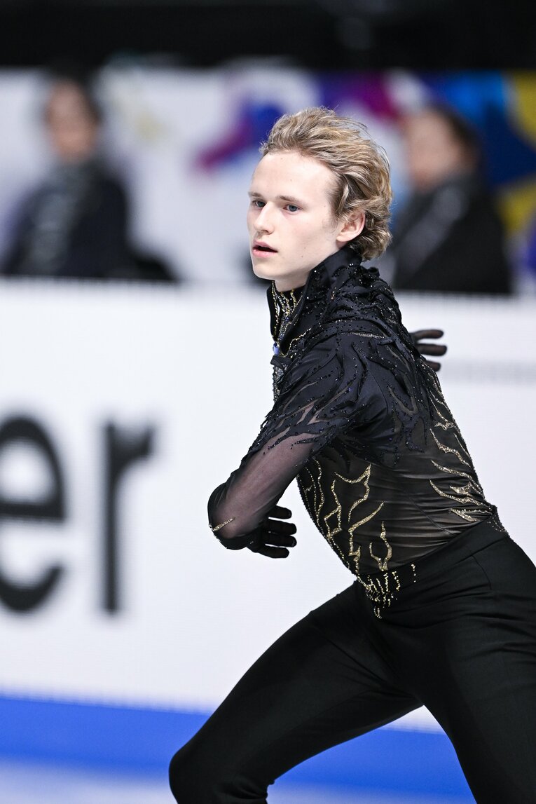 GPファイナルで圧巻の優勝を果たしたイリア・マリニン【スワイプするとそのほかの写真もご覧になれます】　©Asami Enomoto