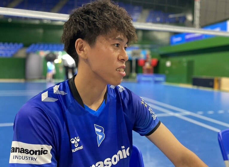 今季から大阪ブルテオンでプレーするアウトサイドヒッター富田将馬（27歳）©︎Yuko Tanaka