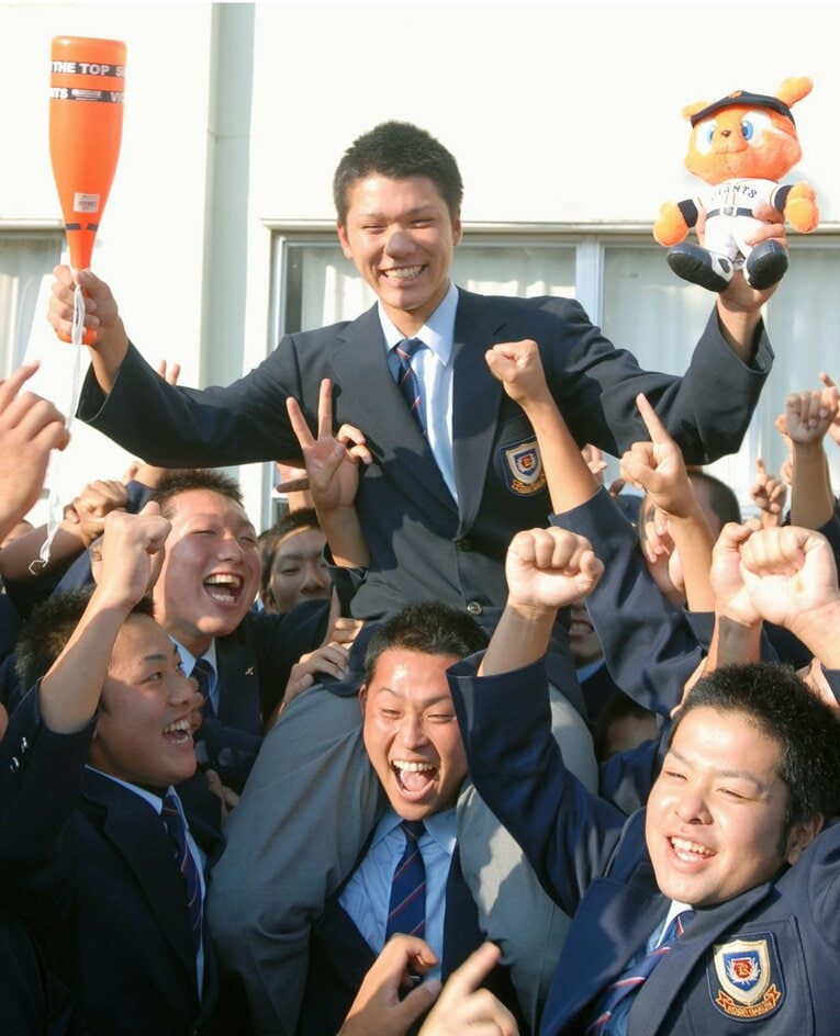 2006年ドラフト1位指名　©Kyodo News