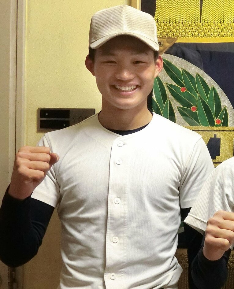 東海大相模時代の森下翔太　©JIJI PRESS