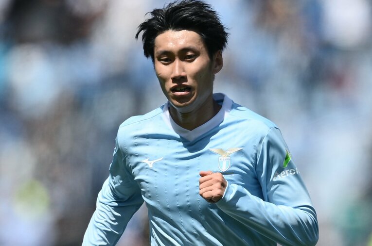 鎌田大地（27歳）。プレミアリーグ・クリスタルパレスへの移籍が“秒読み段階”と報じられた ／ photograph by Getty Images