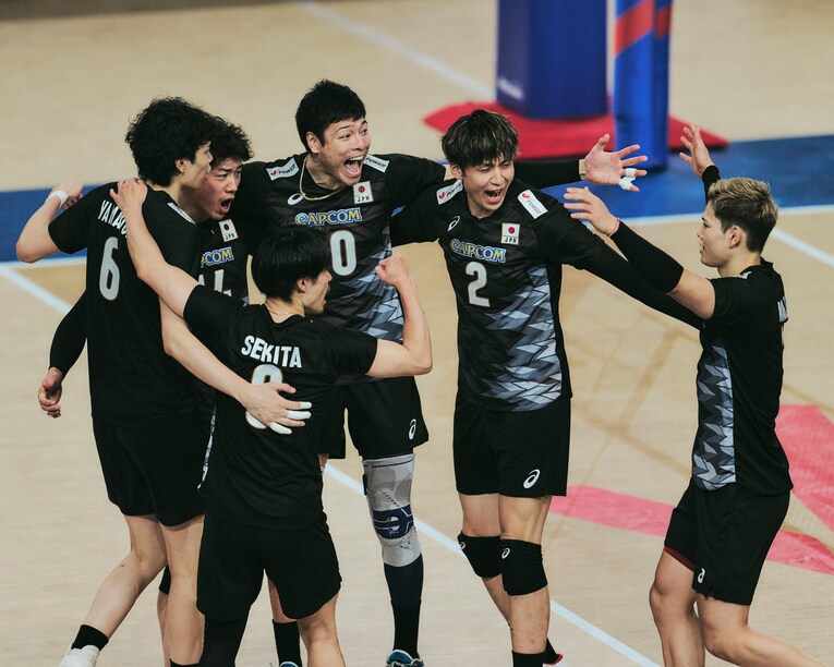 VNLスロベニア戦　©︎Yuki Suenaga