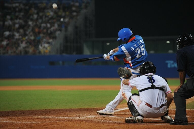 北京五輪でのイ・スンヨプ　©Masaki Fujioka/JMPA