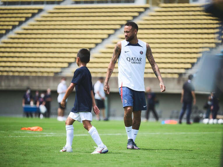 18日、キッズサッカークリニック　©Yuki Suenaga