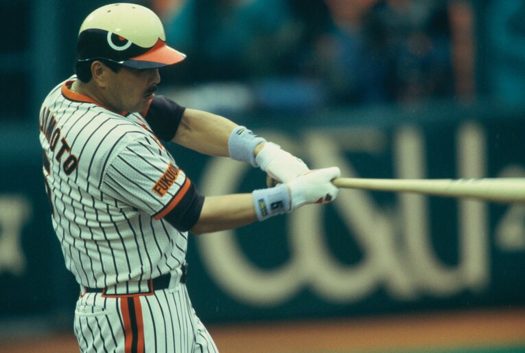 ソフトバンク藤本博史監督の現役時代　©Koji Asakura