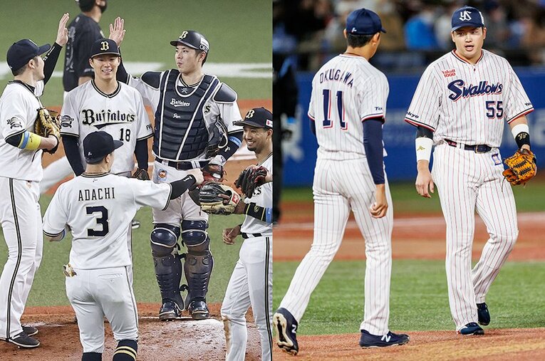 投打の核がいるオリックス、レベルの高い陣容で対抗するヤクルト。見ごたえのある日本シリーズになりそうだ ／ photograph by Kyodo News/kiichi Matsumoto