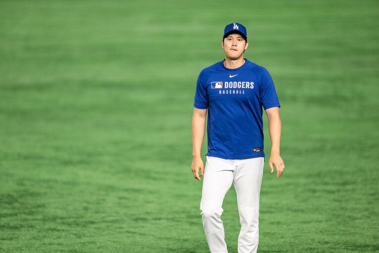 【最新フォト】MLB開幕シリーズ2025　大谷翔平らドジャース軍団は東京ドームでのびのびと調整　©︎Nanae Suzuki