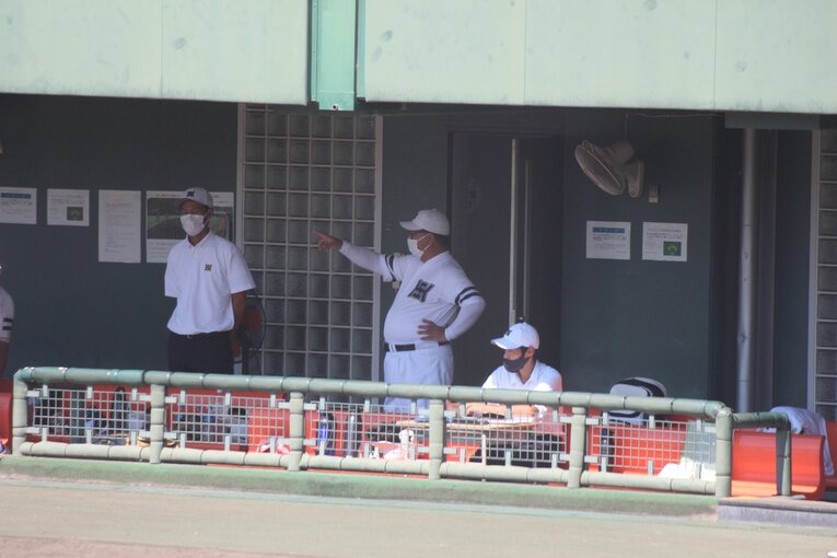 彦根総合高校・宮崎裕也監督　©︎Fumi Sawai