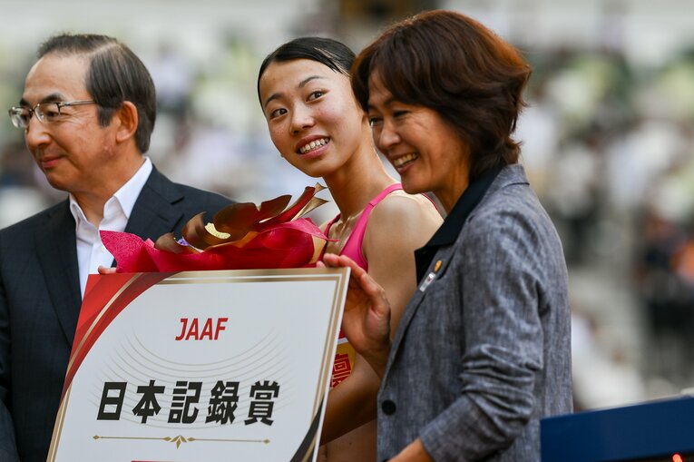 【2025日本選手権】レース後の久保の表情　©Nanae Suzuki