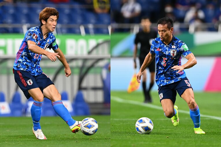 大迫勇也と長友佑都には常連組としてチームの空気感を伝える役割が求められる　©JMPA