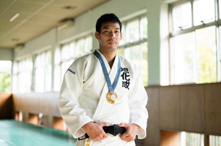 パリ五輪柔道81キロ級で五輪連覇を達成した永瀬貴規（31歳）。実は東京五輪後には深刻なスランプに陥っていたのだという　©Nanae Suzuki