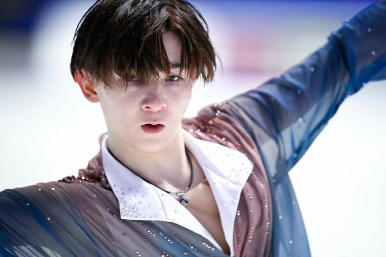 中田璃士、全日本選手権フリーの演技　©︎Asami Enomoto