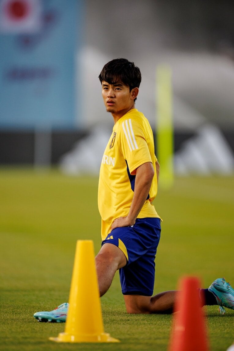 カタールW杯の久保　©Kiichi Matsumoto/JMPA