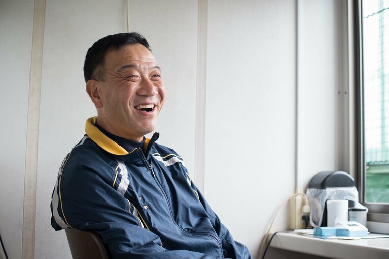 横浜創学館の森田監督　©Nanae Suzuki