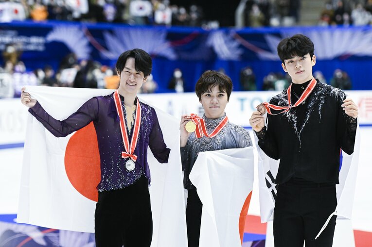 NHK杯表彰式　©Asami Enomoto