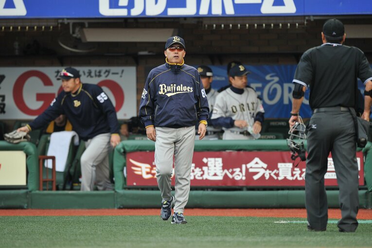 オリックス監督時代（2011年）©︎Hideki Sugiyama