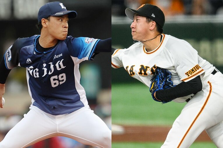 西武・水上由伸や巨人の大勢など今季はリリーフ投手が活躍している ／ photograph by JIJI PRESS/Nanae Suzuki