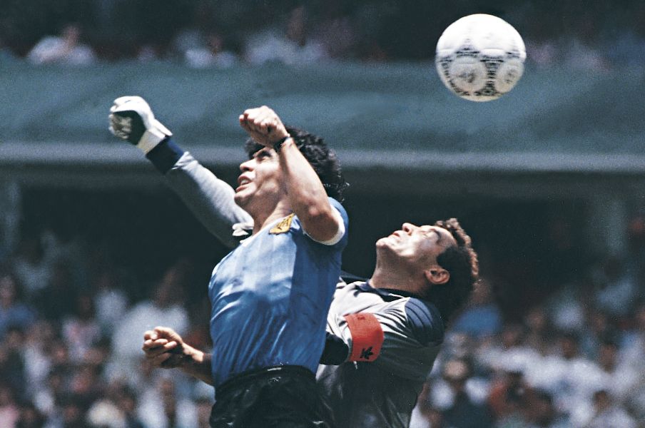 再再販！ マラドーナ1986W杯アルゼンチン代表Sサイズ5人抜き神の手 