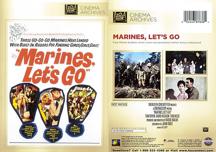 映画『MARINES,LET’S GO』の海外版DVDジャケット写真(著者私物)。裏面(右)にある劇中の写真には若き日の馬場さんの姿が……