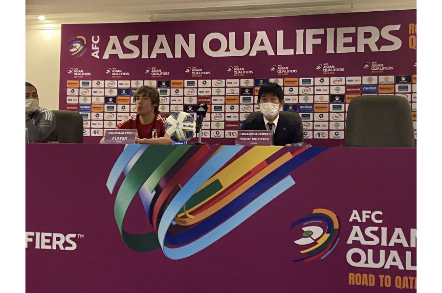 試合後会見の様子　©Atsushi Iio