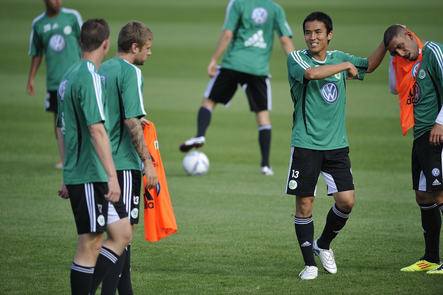 2011年、ボルフスブルク時代の長谷部　©Takuya Sugiyama