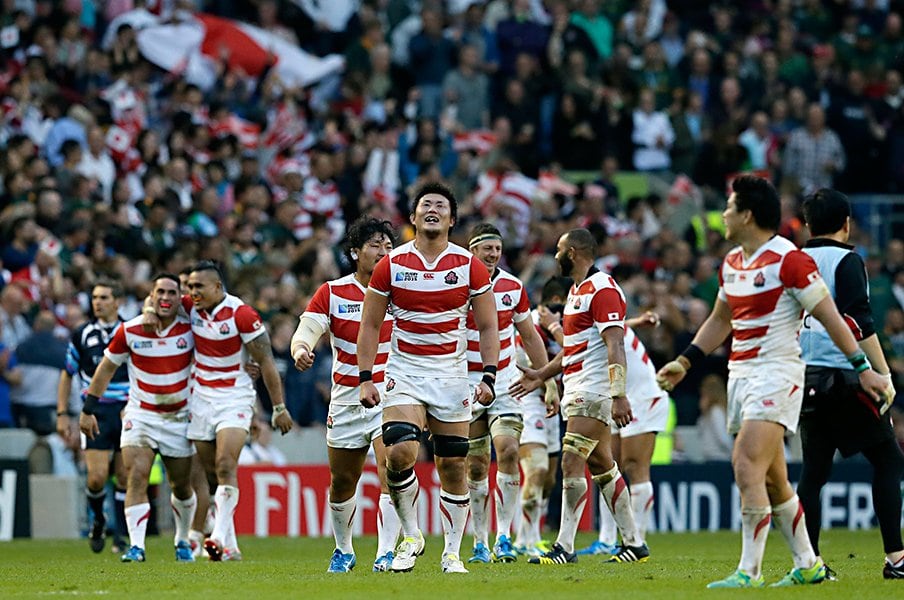 ラグビー好きのあなたはどの世代？「厳しい」から「日本は強い！」へ。＜Number Web＞ photograph by AP/AFLO